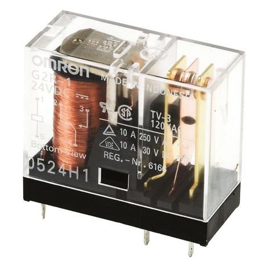 24 V 5 A Çift Kontak Röle - HLS-14F3L-DC24V-C