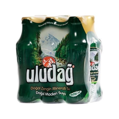 ULUDAĞ DOĞAL MADEN SUYU 6X200 ML