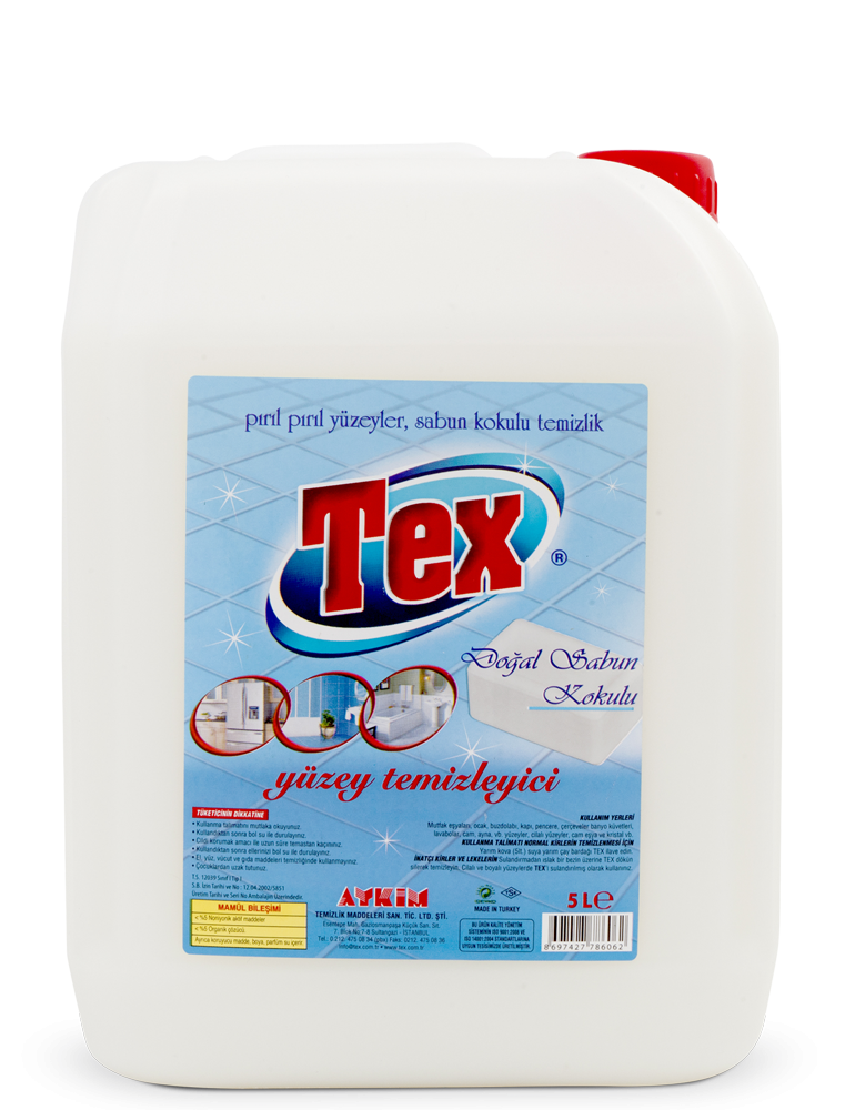 Tex Yüzey Temizleyici Beyaz Sabun - 5kg
