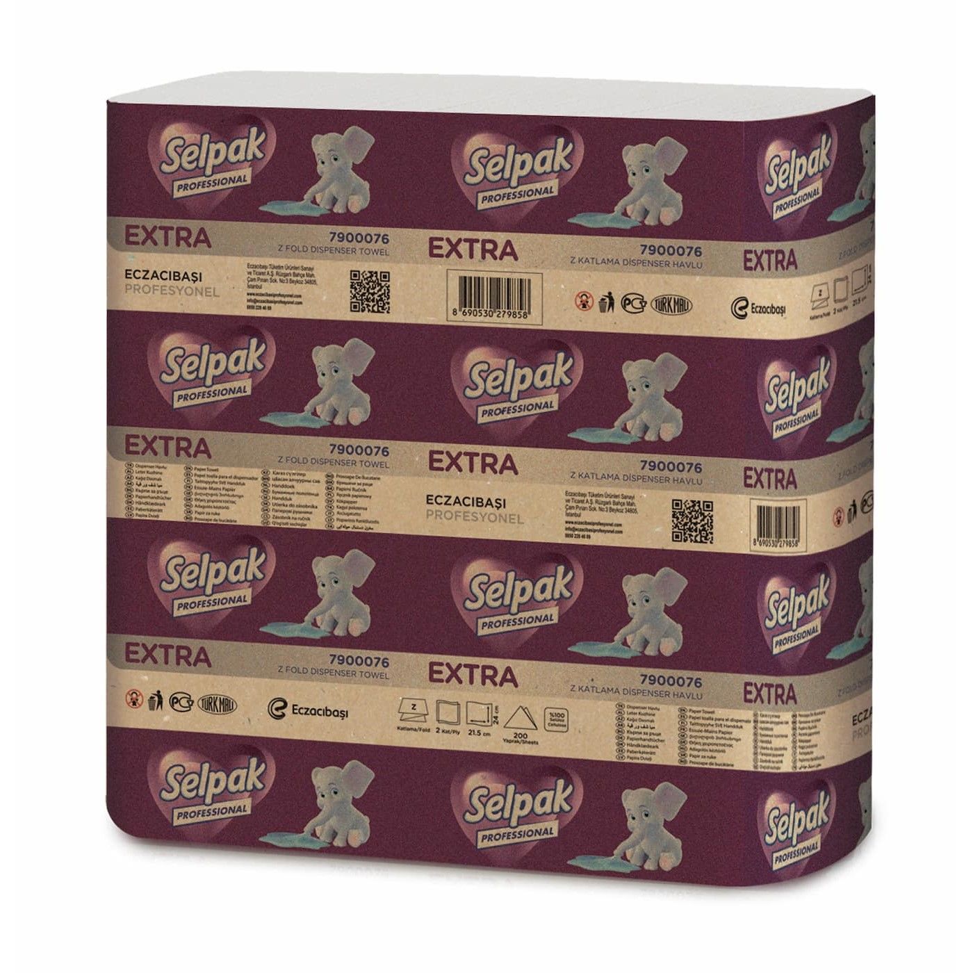 Selpak Professional  Extra Z Katlama Havlu  7900076