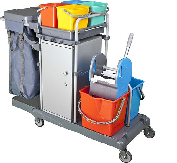 Smart Dolaplı Kat Arabası Boyalı - KA801SB