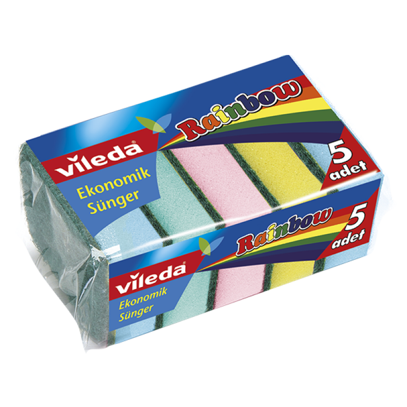 Rainbow Sünger 5'li