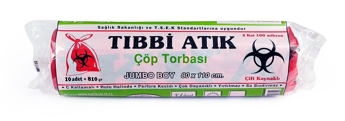 Tıbbi Atık Baskılı Çöp Torbaları