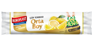 Limon Kokulu Sarı Orta Boy Çöp Torbası