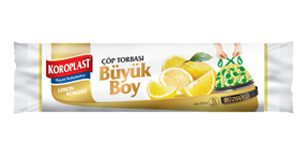 Limon Kokulu Sarı Büyük Boy Çöp Torbası