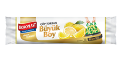 Limon Kokulu Sarı Büyük Boy Çöp Torbası