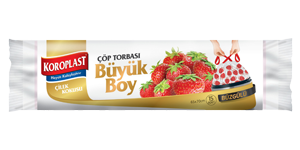 Çilek Kokulu Beyaz Büyük Boy Çöp Torbası