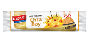 Vanilya Kokulu Turuncu Orta Boy Çöp Torbası