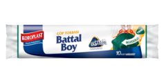 Ekstra Güçlü Büzgülü Battal Boy Çöp Torbası