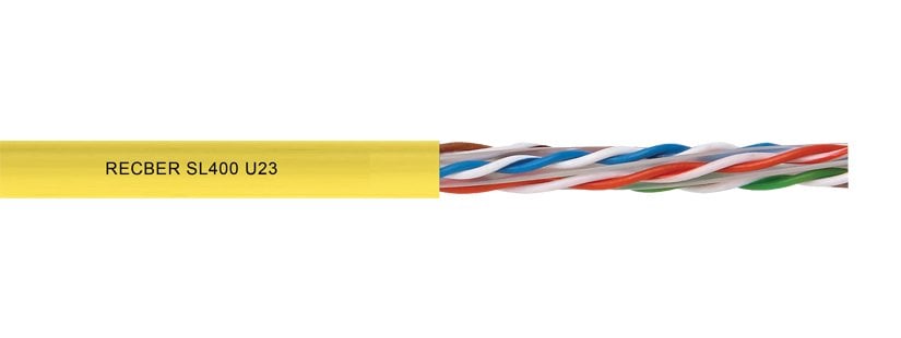 Reçber SL400 U23 PE Cat6 U/UTP 4X2X23AWG Kablo 100m