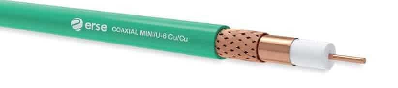 Erse Mini U-6 (Cu/Cu) Koaksiyel Kablo 100 Metre