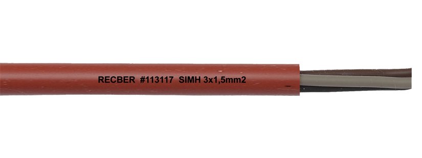 Reçber SIMH 3x0,75 Yangına Dayanıklı Kablo 100 Metre