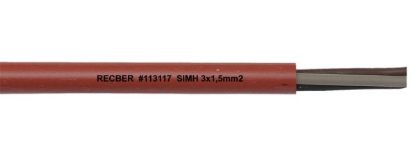 Reçber SIMH 3x2,5 Yangına Dayanıklı Kablo 100 Metre