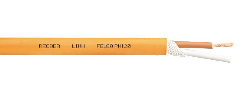 Reçber LIHH FE180 PH120 2x0,75 Yangına Dayanıklı Kablo Halogen Free 100 Metre