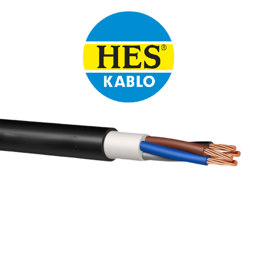 Hes H05VV-F 4x10 mm NYMHY TTR Enerji Kablosu 1 Metre