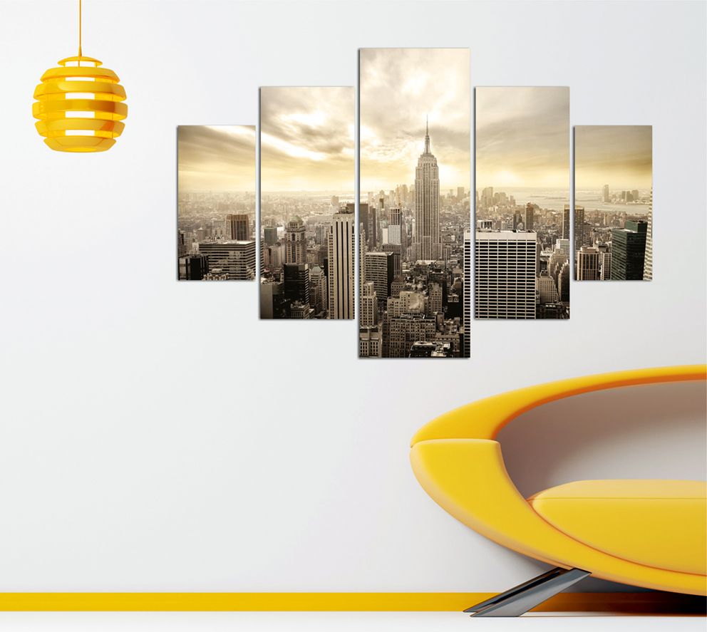 New York Manzarası MDF Tablo