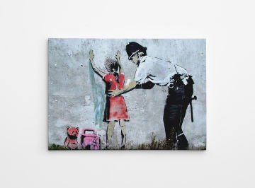 Arrested Girl | Banksy