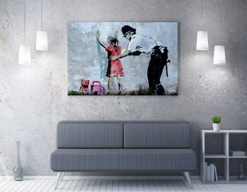 Arrested Girl | Banksy