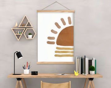 Askılı Kanvas Poster