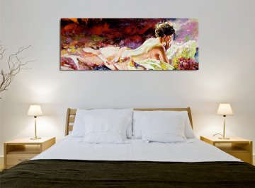 Nude Woman Kanvas Tablo