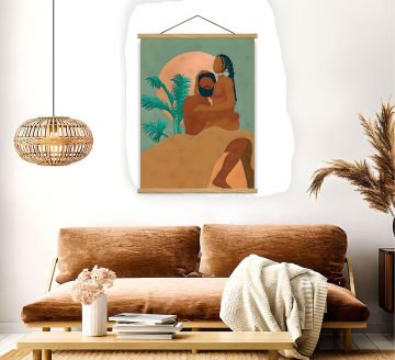 Askılı Kanvas Poster