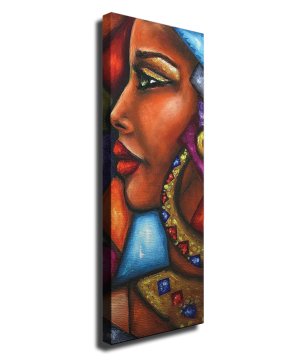 Woman Face Kanvas Tablo