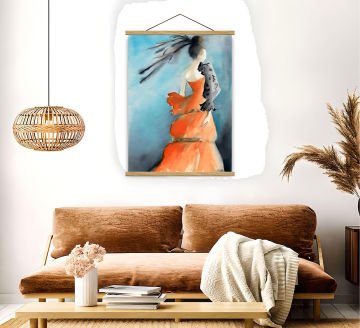 Askılı Kanvas Poster
