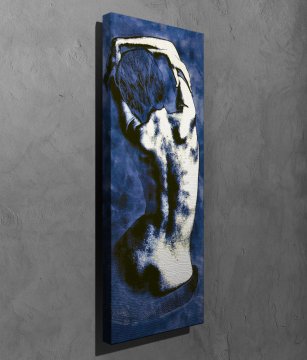 Navy Nude Kanvas Tablo