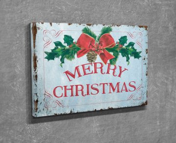 Merry Christmas Kanvas Tablo