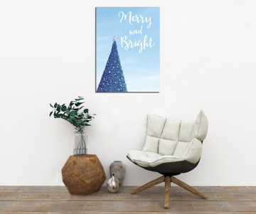 Merry & Bright Kanvas Tablo