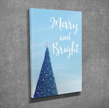 Merry & Bright Kanvas Tablo