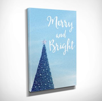 Merry & Bright Kanvas Tablo