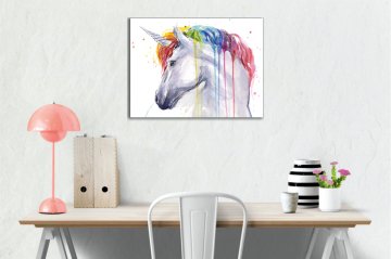 Unicorn Kanvas Tablo