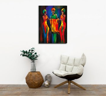 African Style Kanvas Tablo