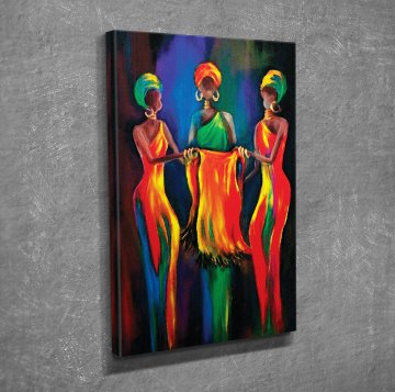 African Style Kanvas Tablo