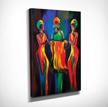 African Style Kanvas Tablo