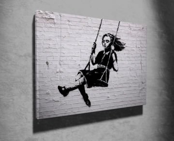 Salıncakta Kız | Banksy