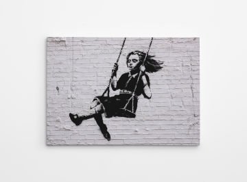 Salıncakta Kız | Banksy