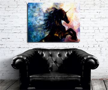 Unicorn Kanvas Tablo