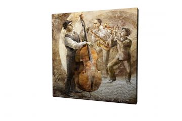 Sokak Müzisyenleri Kanvas Tablo