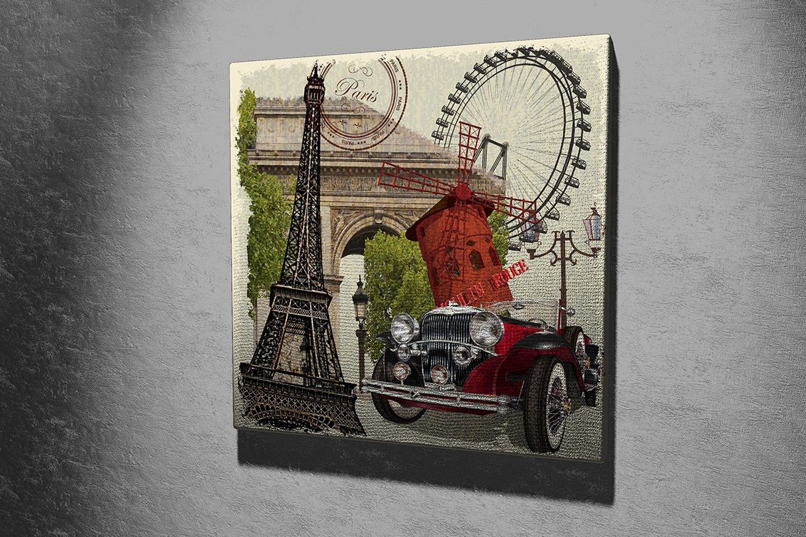 Paris Kanvas Tablo