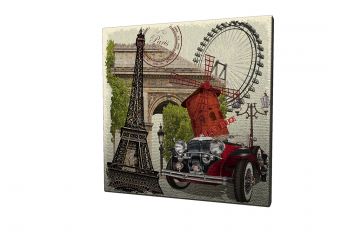 Paris Kanvas Tablo