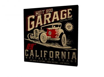 Garage California Kanvas Tablo