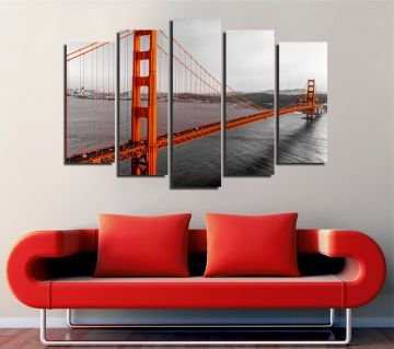 Golden Gate Köprüsü Kanvas Tablo