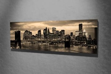 Amerika Brooklyn Kanvas Tablo