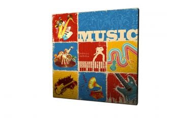 Müzik Kanvas Tablo