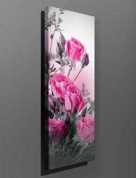 Pembe Güller Kanvas Tablo