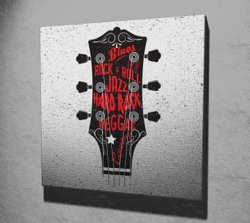 Hard Rock Kanvas Tablo