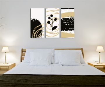 Soyut Modern Desen Kanvas Tablo