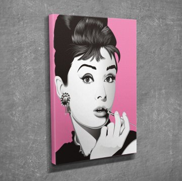 Audrey Hepburn Kanvas Tablo